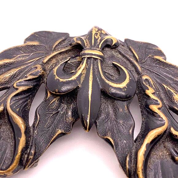 Unbranded Belt Buckle Womens OS Bronze Good Art Nouveau Calla Lily Fleur-de-lis‎ main image 10